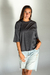 Remera Boxy Fit Basic Gris