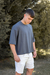 Remera Boxy Fit Basic Gris - tienda online