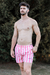 Short de Baño Rayado Rosa - Andino Outfitters