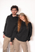 Buzo Over Hoodie Essential Negro - Andino Outfitters