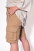 Bermuda Cargo Beige Mujer - comprar online