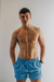 Short de Baño Liso Azul Cyan - Andino Outfitters