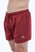 Short de Baño Liso Bordo
