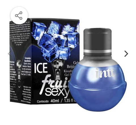 FRUIT SEXY GEL BEIJÁVEL SABOR ICE EXTRA FORTE 40ML INTT