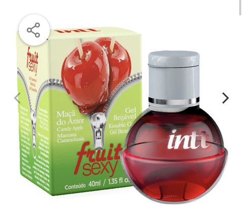 FRUIT SEXY GEL BEIJÁVEL SABOR MAÇÃ DO AMOR 40ML INTT