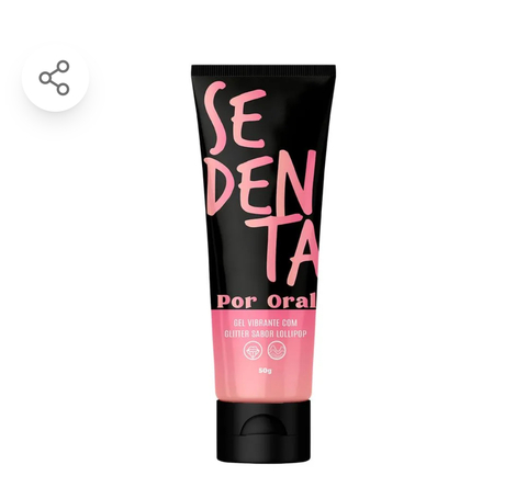 SEDENTA POR ORAL GEL COMESTÍVEL COM GLITTER 50G PEPPER BLEND