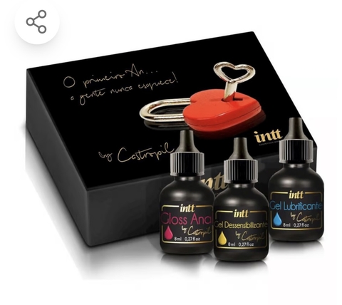 KIT MEU PRIMEIRO ANAL SABOR BLUEBERRY 8ML BY CASTROPIL INTT