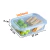 KIT 2 Pote Vidro Hermético Grande 1000ml com Divisória Mor - comprar online