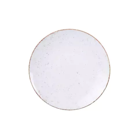 Prato Sobremesa Rústico 21 cm Porcelana Decorada Tramontina