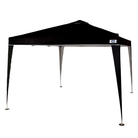 Tenda Gazebo Praia Dobrável Preta Sanfonada 3 x 3 M Mor