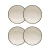 Conjunto 4 Pratos Fundos 20,5cm Brisa Cerâmica Oxford