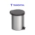 Lixeira com Pedal New em Aço Inox Polido 12 L Tramontina