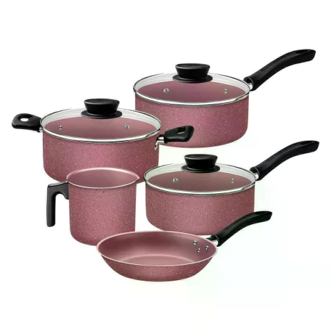 Jogo De Panelas 5 Peças Turim Cores Antiaderente Tramontina