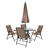 Conjunto Jardim Acapulco Com Mesa Guarda-sol e Cadeiras Mor na internet
