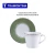Kit Xícara 185ml e Pires Zenith Porcelana Tramontina - Wala Place