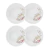 Jogo 4 Pratos Fundos Eterna 23 cm Porcelana Schmidt