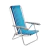 Kit 4 Cadeira De Praia Camping Reclinável Alumínio Bali Azul Tramontina na internet