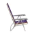 Kit 6 Cadeira De Praia Camping Reclinável Alumínio Bali Roxo Tramontina na internet