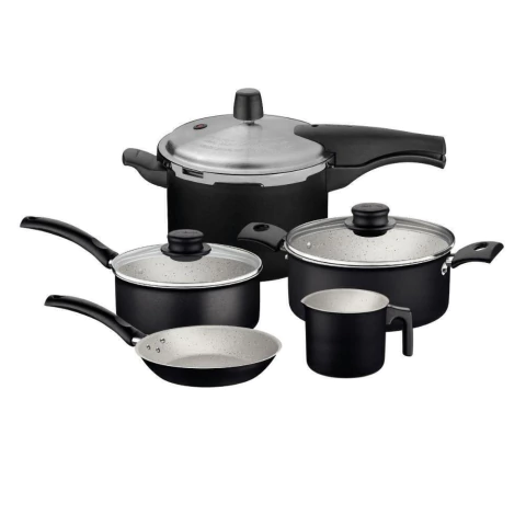 Jogo de Panelas 5 Peças com Panela Pressão Tramontina