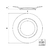 Prato Raso em Porcelana Decorada Canyon 25 cm Tramontina - comprar online