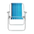 Kit 4 Cadeira de Praia Camping Alumínio Samoa Azul Tramontina - comprar online