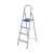 Escada De Alumínio 4 Degraus Tesoura Capacidade 120 kg Mor