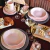 Conjunto 2 Pratos Fundos 22,5cm Ryo Pink Sand Porcelana Oxford - Wala Place