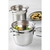 Panela Cozi Vapore Vapor Inox Allegra 20cm Tramontina - loja online