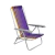 Kit 6 Cadeira De Praia Camping Reclinável Alumínio Bali Roxo Tramontina - comprar online