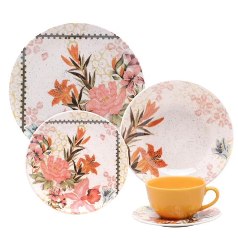 Jogo de Jantar 30 Peças Chá Buquê Tropical Oxford