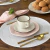 Conjunto 4 Pratos de Sobremesa 21,5cm Ryo Pink Sand Porcelana Oxford - Wala Place