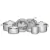 Jogo Panelas Tramontina Solar Inox 7 Peças Fundo Triplo - comprar online
