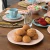 Conjunto 4 Pratos de Sobremesa 21,5cm Ryo Pink Sand Porcelana Oxford na internet