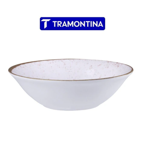 Tigela Bowl Rustico Marrom Porcelana 18 cm Tramontina