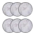 Conjunto 6 Pratos Rasos 25cm Porcelana Floralis Tramontina