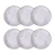 Conjunto 6 Pratos Fundos 21cm Porcelana Floralis Tramontina