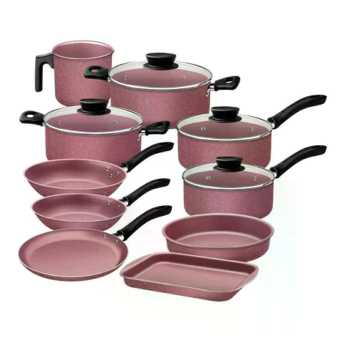 Jogo De Panelas 10 Peças Linz Cores Antiaderente Tramontina