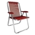 Kit 2 Cadeira Praia Max Alumínio Oversize Vermelho 140kg Zaka - comprar online