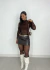 Short Saia Couro Premium