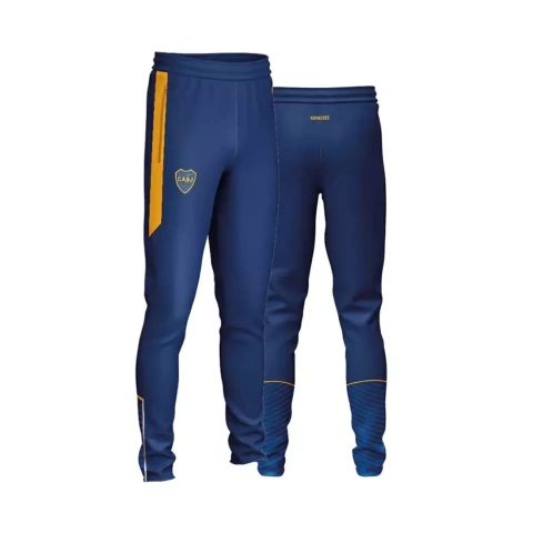 PANTALON DRIBBILNG POLI ESTADIOS 24 BOCA AZ/AM H