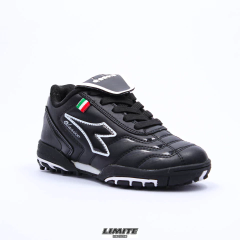 BOTINES DIADORA CLASICO KIDS TF NG/BC