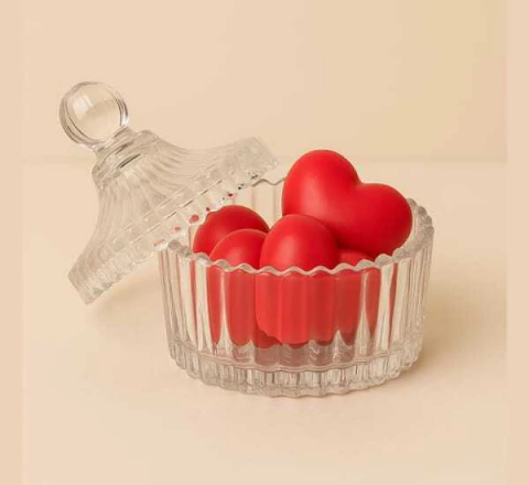 Bomboniere com Sabonete de Coração