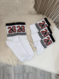 3/4 ADULTO ALGODÓN- 23 rojo puño negro - comprar online