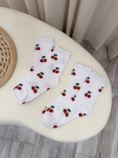 3/4 ADULTO ALGODÓN- Cereza - comprar online