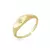 ANEL ESTRELA GUIA DOURADO FOLHEADO