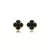 BRINCO TREVO BLACK DOURADO FOLHEADO - comprar online