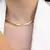 CHOKER SNAKE TRANÇA TORCIDA DESCONSTRUIDA 3MM DOURADO FOLHEADO - comprar online