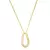 COLAR ONDAS DOURADO FOLHEADO - comprar online