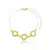 PULSEIRA NINHOS DOURADA FOLHEADA - comprar online