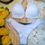 Conjunto Biquíni Babado Branco Luxo